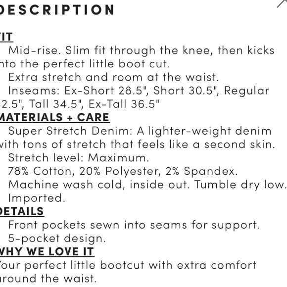 NWT!! Torrid LUXE SLIM BOOT SUPER STRETCH MID-RISE JEAN - Picture 4 of 5